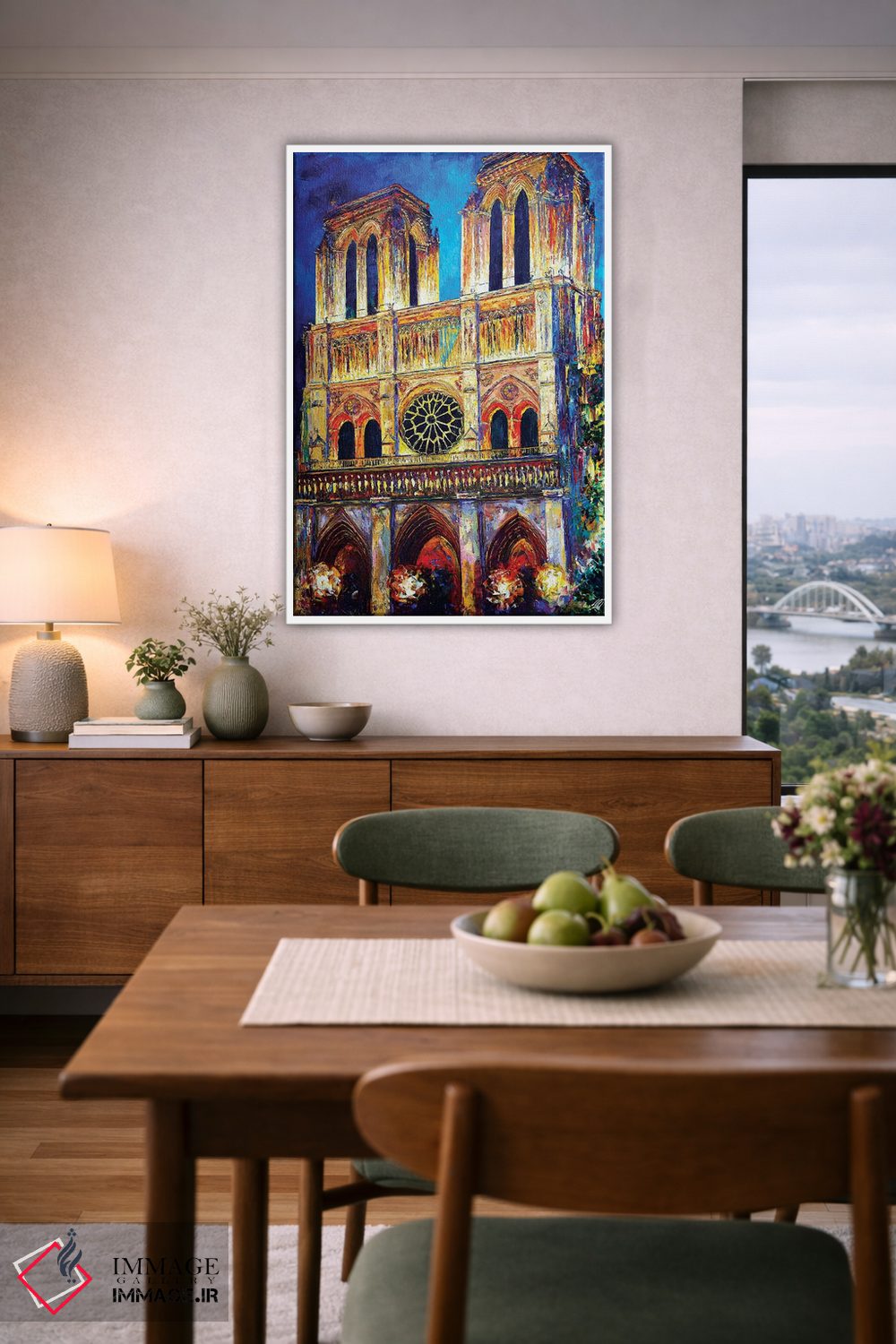 تابلو دکوراتیو نوتردام دو اثر ناتاشا میلیوس - D6W