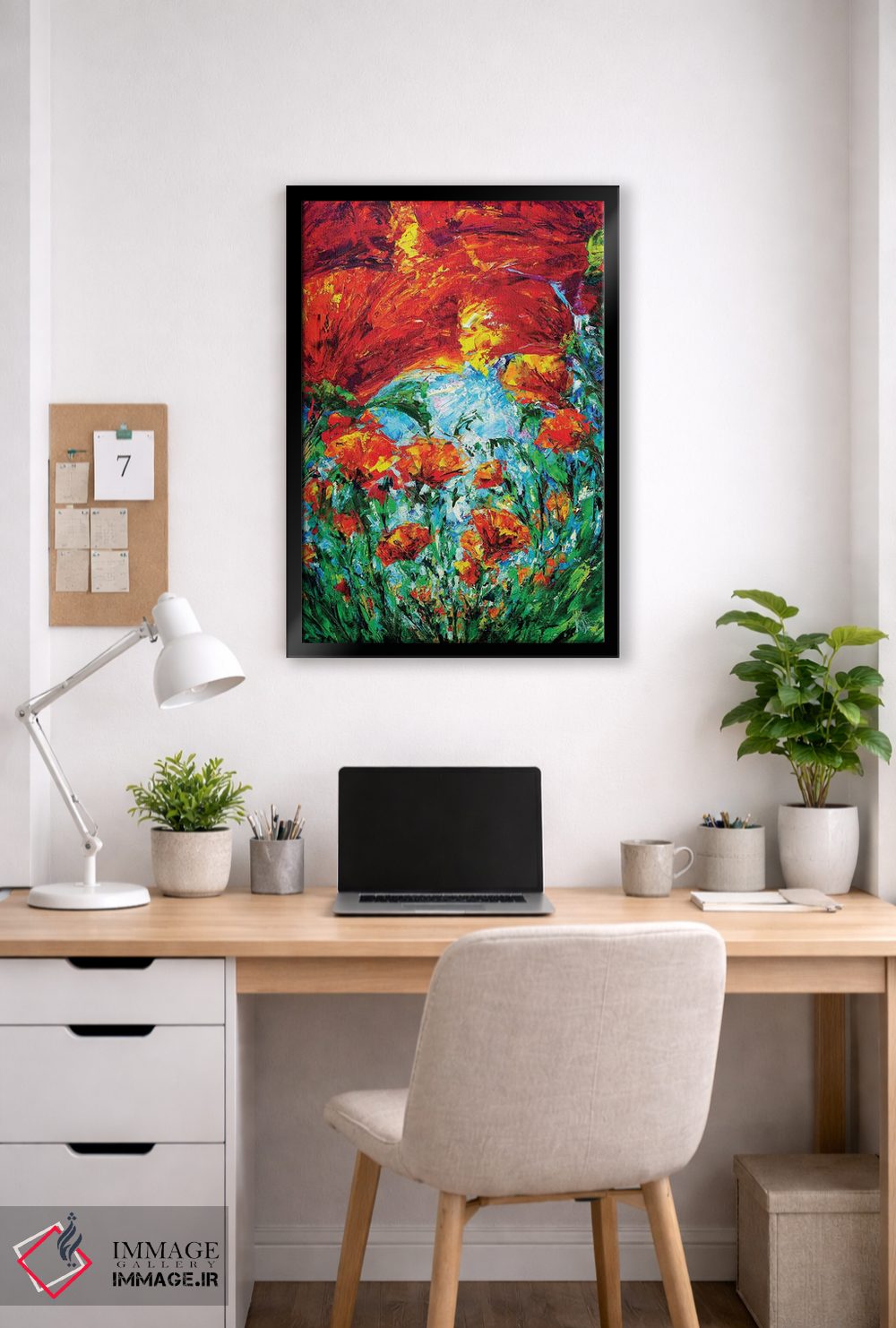 تابلو دکوراتیو زیر آن اثر ناتاشا میلیوس - D6B