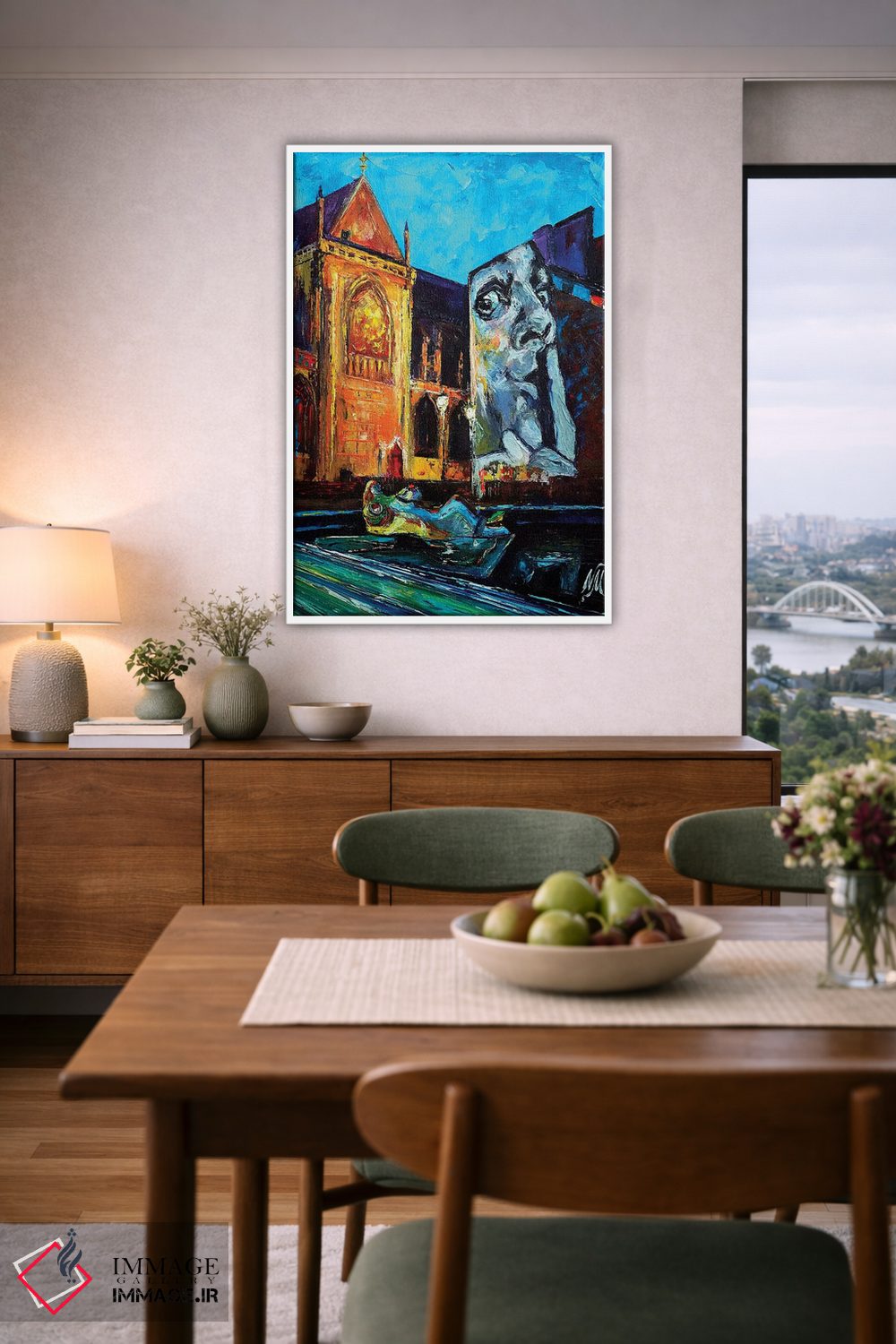 تابلو دکوراتیو میدان ایگور استراوینسکی اثر ناتاشا میلیوس - D6W