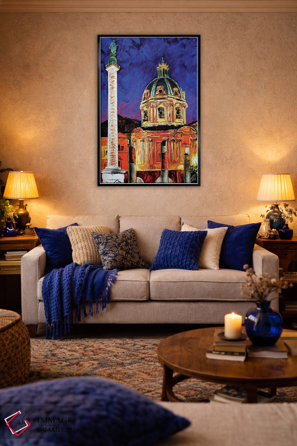 تابلو دکوراتیو ستون تراجان اثر ناتاشا میلیوس - D4B