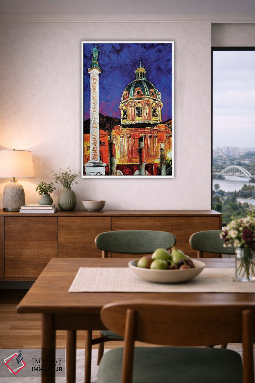 تابلو دکوراتیو ستون تراجان اثر ناتاشا میلیوس - D6W