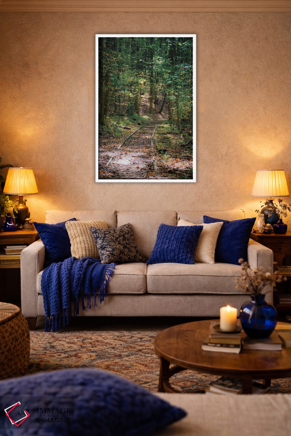 تابلو دکوراتیو Virginia, Blue Ridge Parkway,آبشار ویگوام، ویرجینیا، پارک وی ب… اثر آنا میلر - D2W