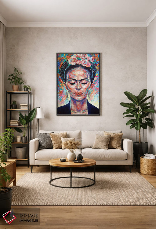 تابلو انتزاعی فریدا کالو اثر ناتاشا میلیوس - D2B