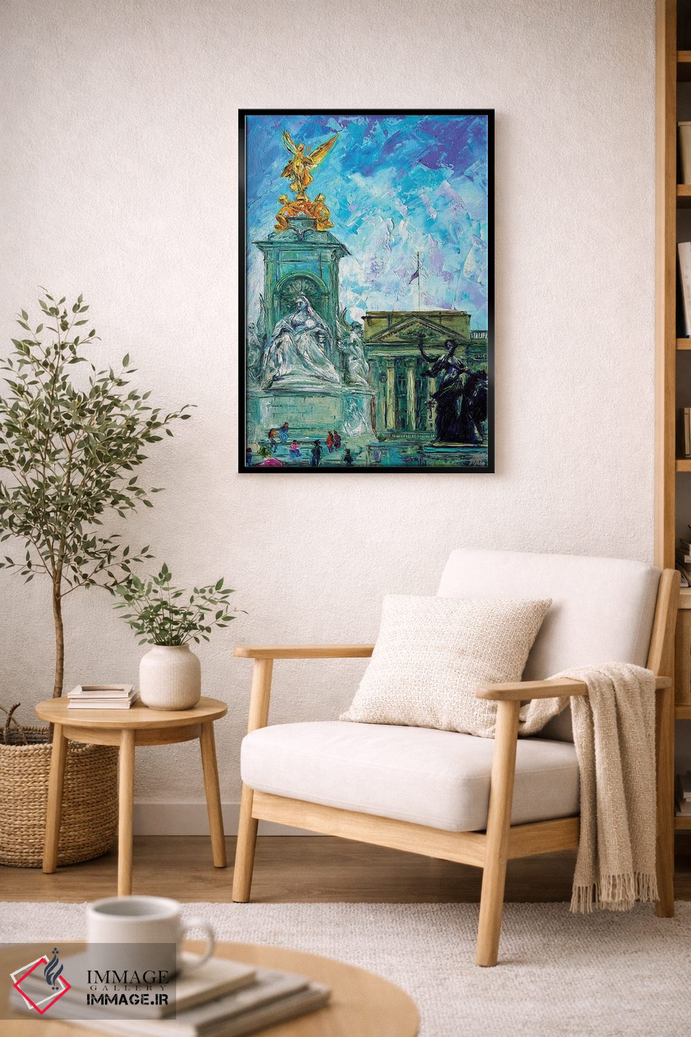 تابلو دکوراتیو کاخ باکینگهام اثر ناتاشا میلیوس - D4B