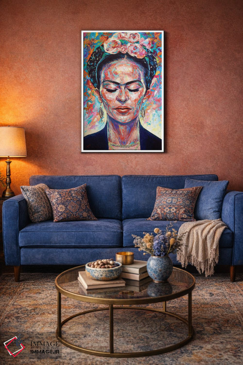 تابلو انتزاعی فریدا کالو اثر ناتاشا میلیوس - D4W