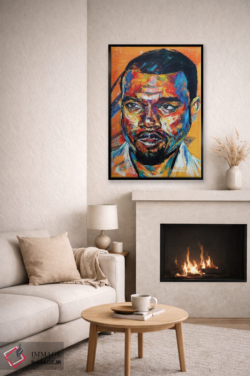 تابلو دکوراتیو کانیه وست اثر ناتاشا میلیوس - D6B