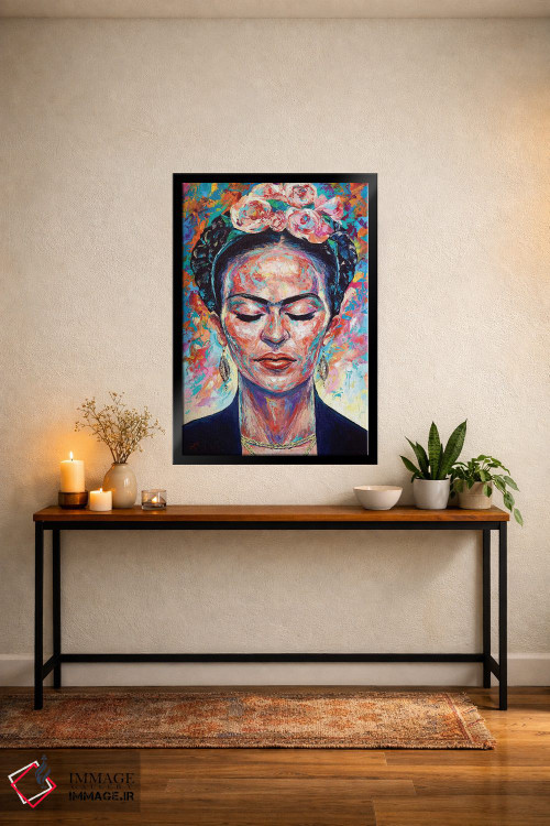تابلو انتزاعی فریدا کالو اثر ناتاشا میلیوس - D6B