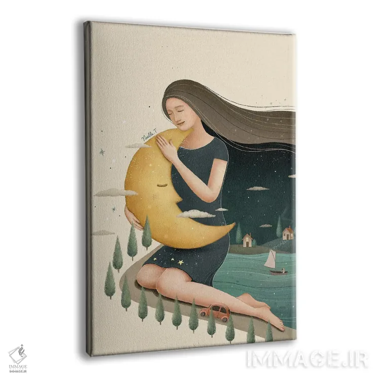 تابلو دکوراتیو بازگشت به خانه اثر نوئل. تی - نمای پرسپکتیو محصول