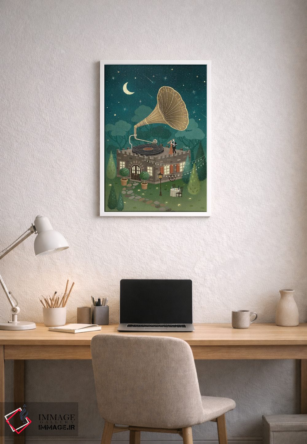 تابلو دکوراتیو رقص زیر ستارگان اثر نوئل. تی - D1W