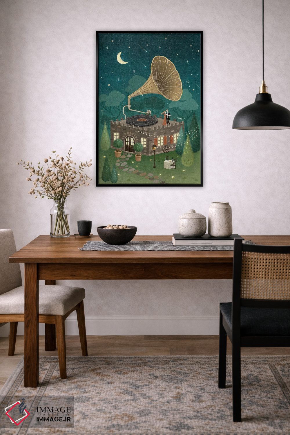 تابلو دکوراتیو رقص زیر ستارگان اثر نوئل. تی - D4B