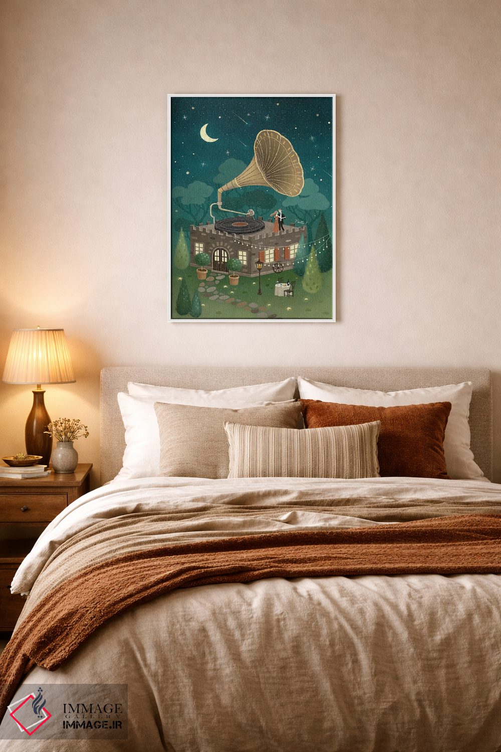 تابلو دکوراتیو رقص زیر ستارگان اثر نوئل. تی - D6W