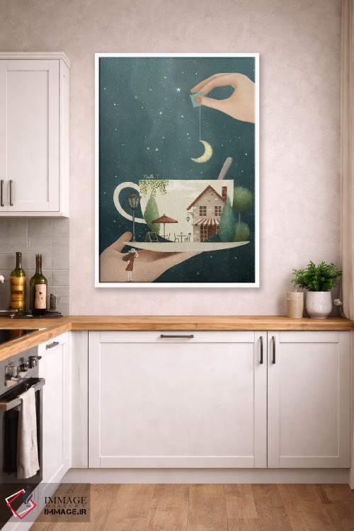 تابلو دکوراتیو یک فنجان رویا اثر نوئل. تی - D3W