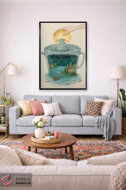 تابلو دکوراتیو ستارگان فرو افتاده اثر نوئل. تی - D1B