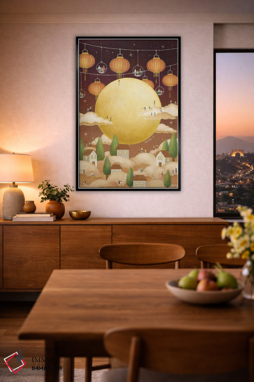 تابلو دکوراتیو جشن نیمه پاییز اثر نوئل. تی - D2B