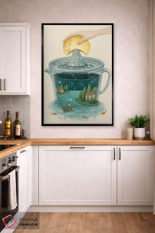 تابلو دکوراتیو ستارگان فرو افتاده اثر نوئل. تی - D2B