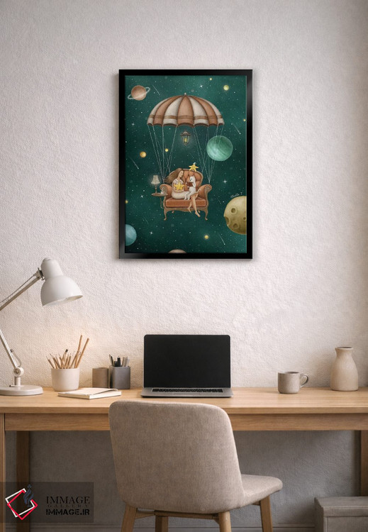 تابلو دکوراتیو زمان داستان اثر نوئل. تی - D2B