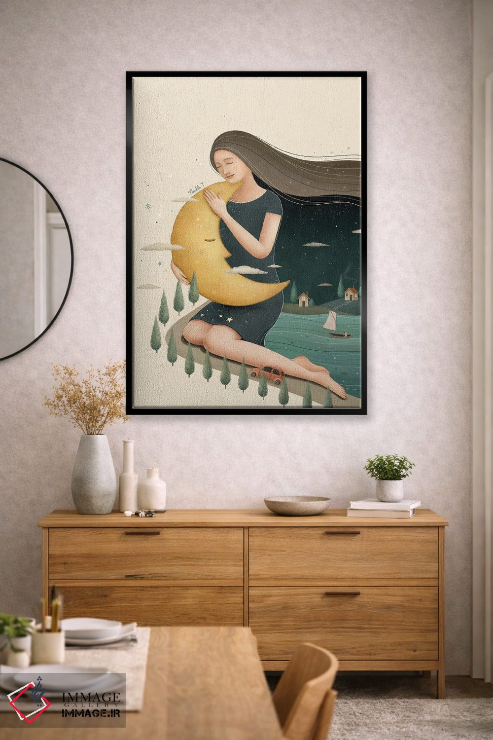 تابلو دکوراتیو بازگشت به خانه اثر نوئل. تی - D1B