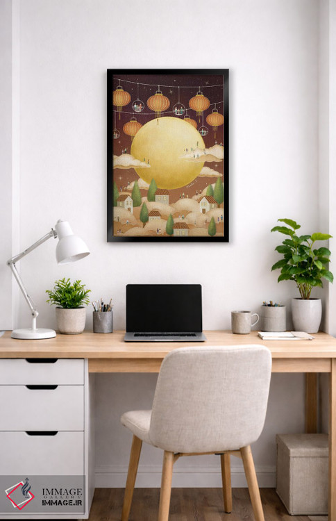 تابلو دکوراتیو جشن نیمه پاییز اثر نوئل. تی - D5B