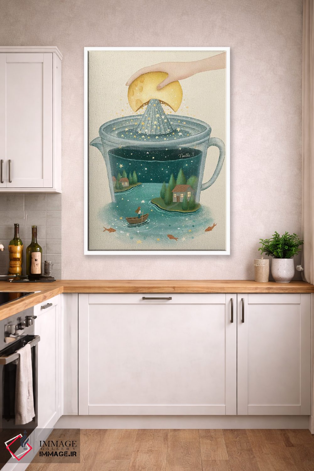 تابلو دکوراتیو ستارگان فرو افتاده اثر نوئل. تی - D5W