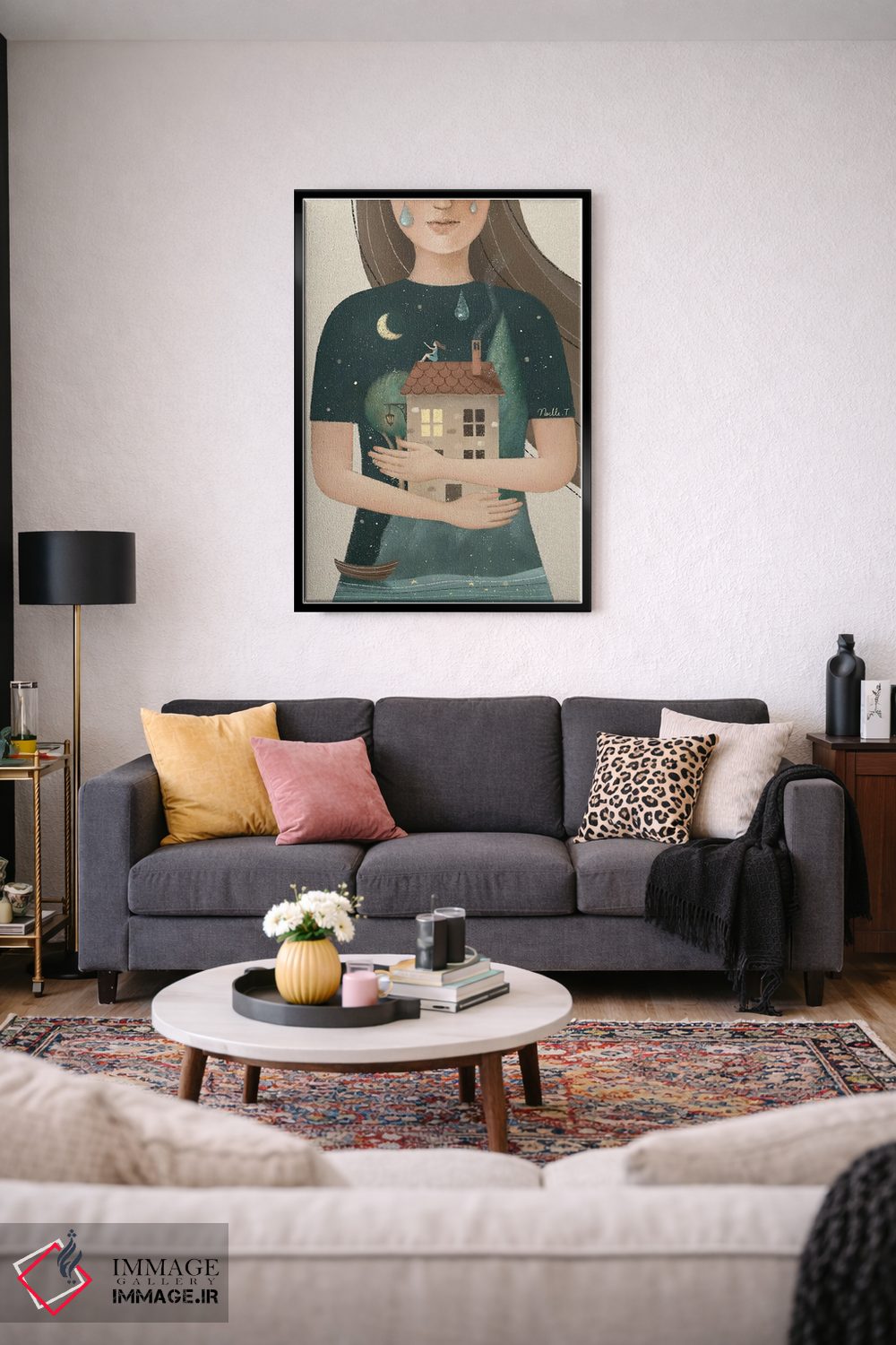 تابلو دکوراتیو من با تو هستم اثر نوئل. تی - D4B