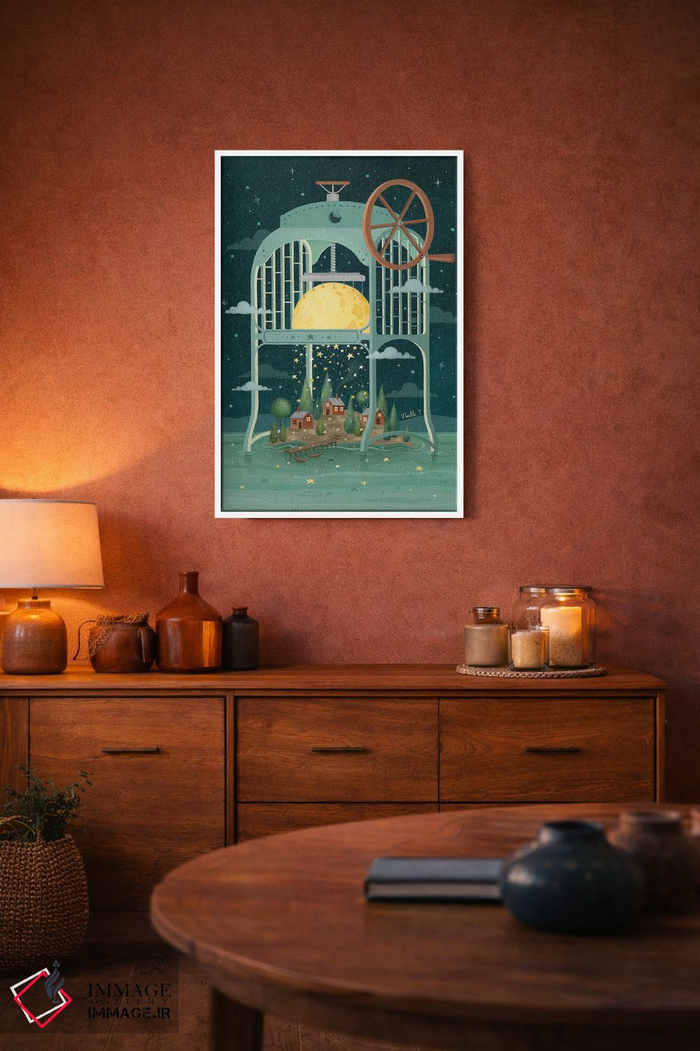 تابلو دکوراتیو ستارگان فرو افتاده دو اثر نوئل. تی - D3W