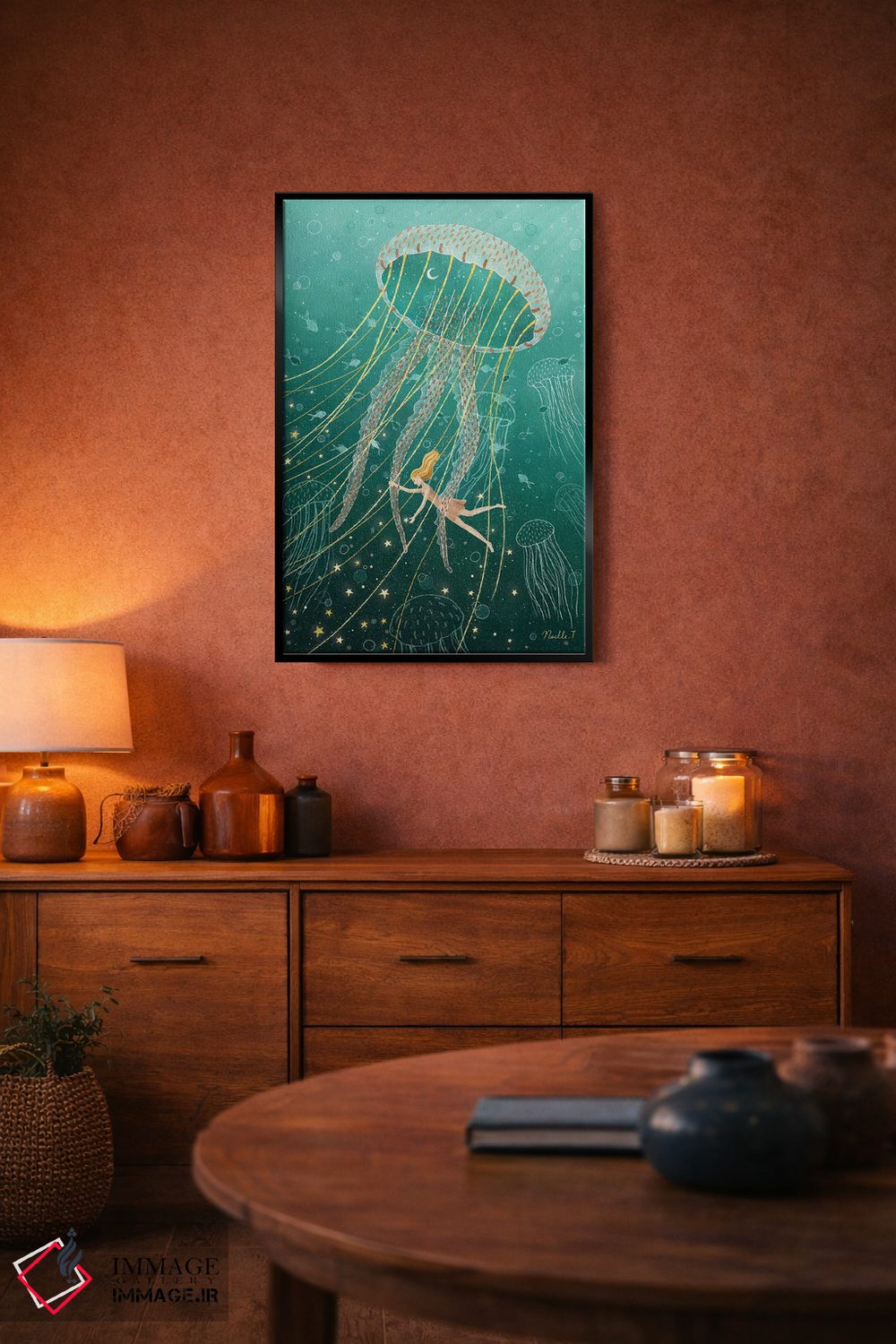 تابلو دکوراتیو خواب دیدن در اقیانوس اثر نوئل. تی - D4B