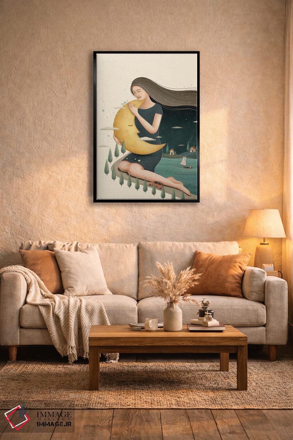 تابلو دکوراتیو بازگشت به خانه اثر نوئل. تی - D4B