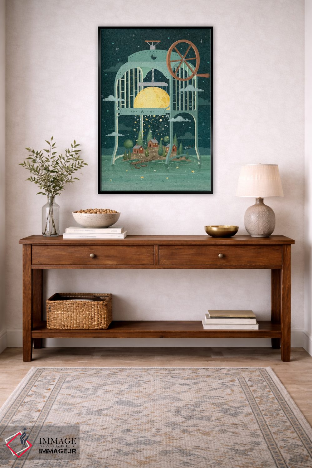 تابلو دکوراتیو ستارگان فرو افتاده دو اثر نوئل. تی - D5B