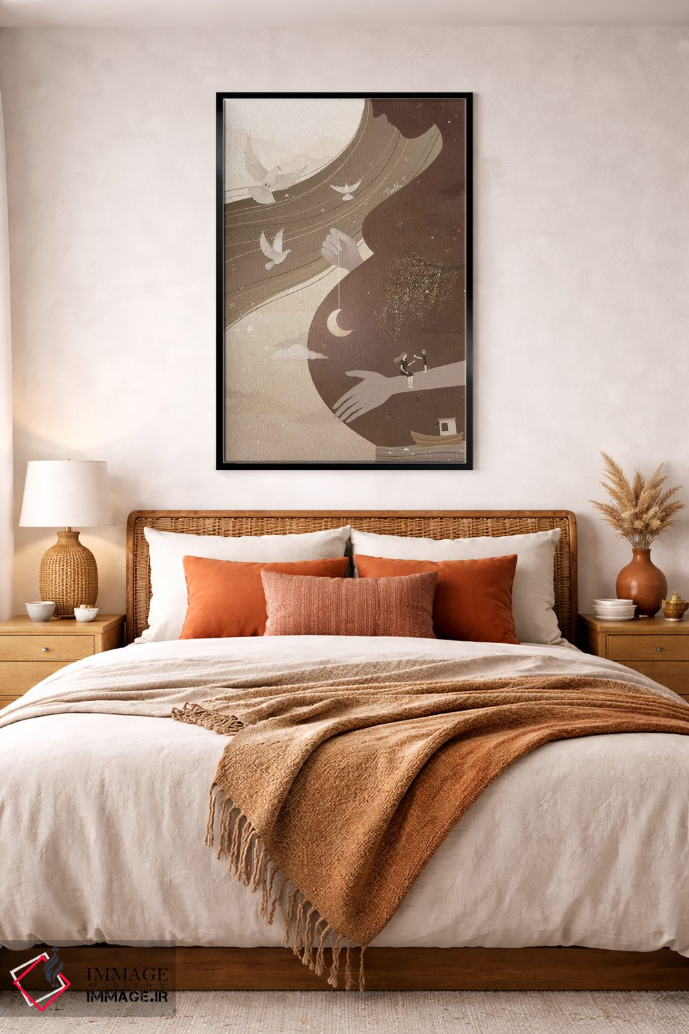 تابلو دکوراتیو رویای یک مادر اثر نوئل. تی - D3B