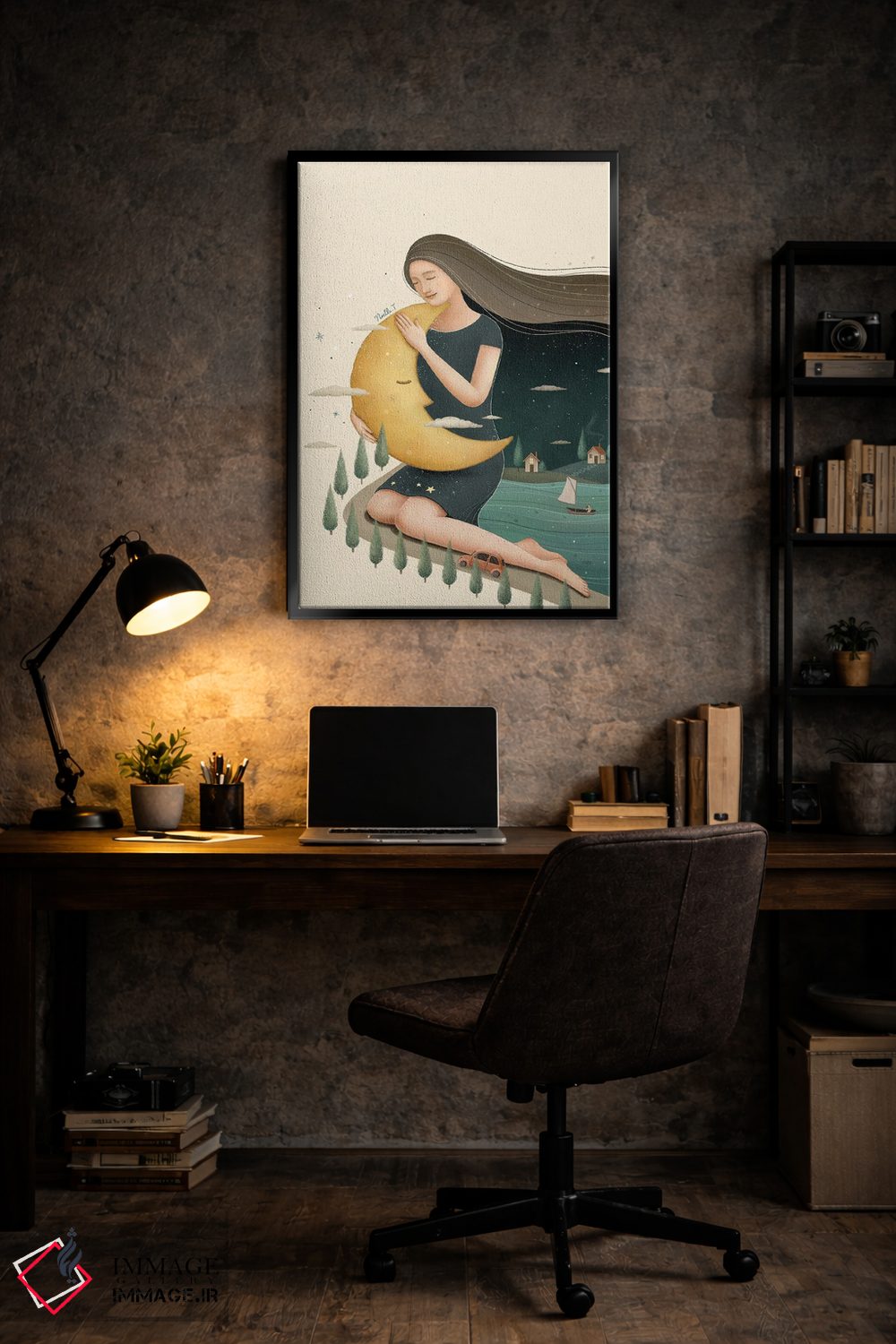 تابلو دکوراتیو بازگشت به خانه اثر نوئل. تی - D6B