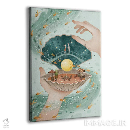 تابلو دکوراتیو صدفی از رویا اثر نوئل. تی - نمای پرسپکتیو محصول