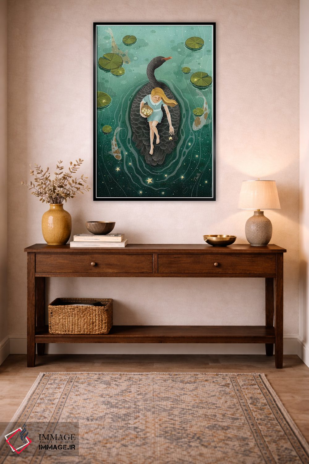 تابلو دکوراتیو بر فراز قوی سیاه اثر نوئل. تی - D5B