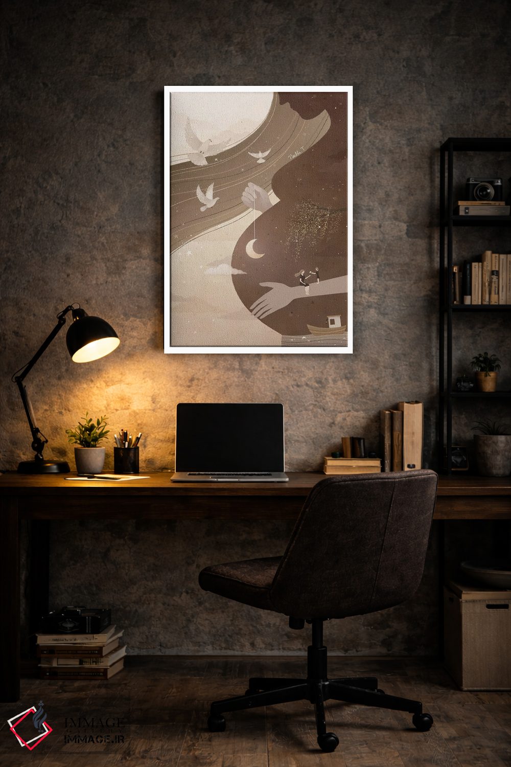 تابلو دکوراتیو رویای یک مادر اثر نوئل. تی - D6W