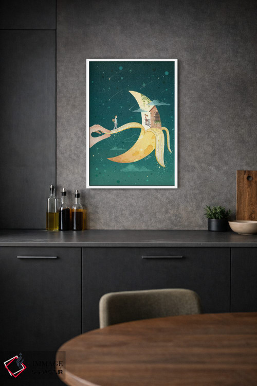 تابلو دکوراتیو جاذبه ماه اثر نوئل. تی - D1W