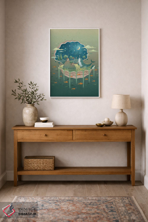 تابلو دکوراتیو شگفتی اقیانوس اثر نوئل. تی - D1W