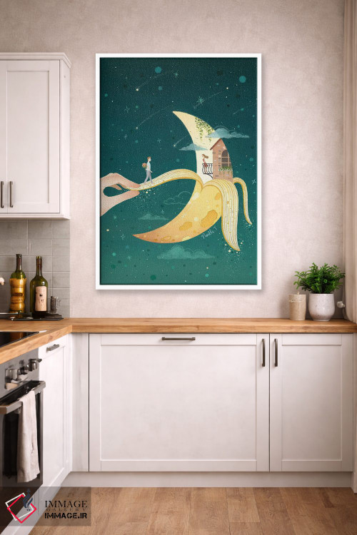 تابلو دکوراتیو جاذبه ماه اثر نوئل. تی - D2W