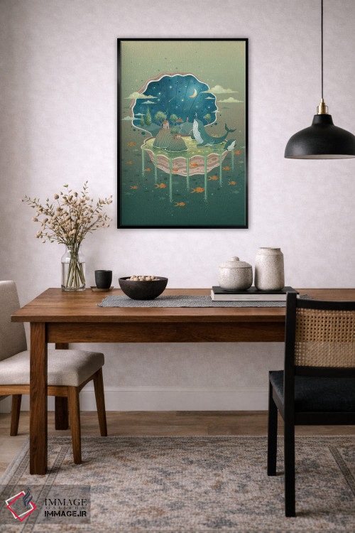 تابلو دکوراتیو شگفتی اقیانوس اثر نوئل. تی - D5B