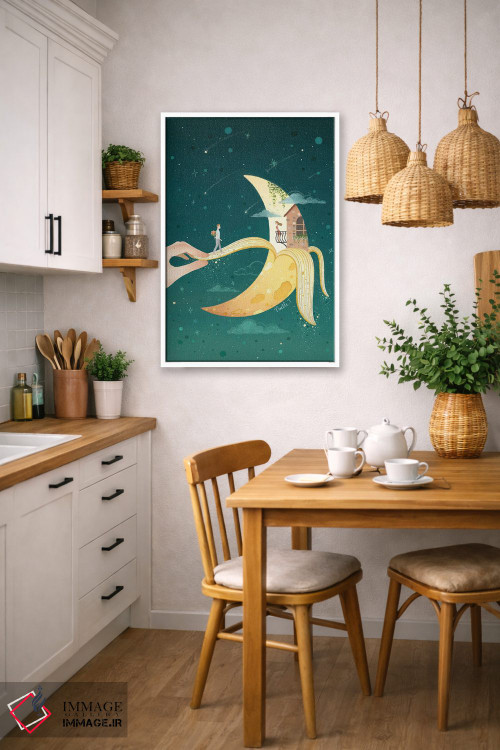 تابلو دکوراتیو جاذبه ماه اثر نوئل. تی - D5W