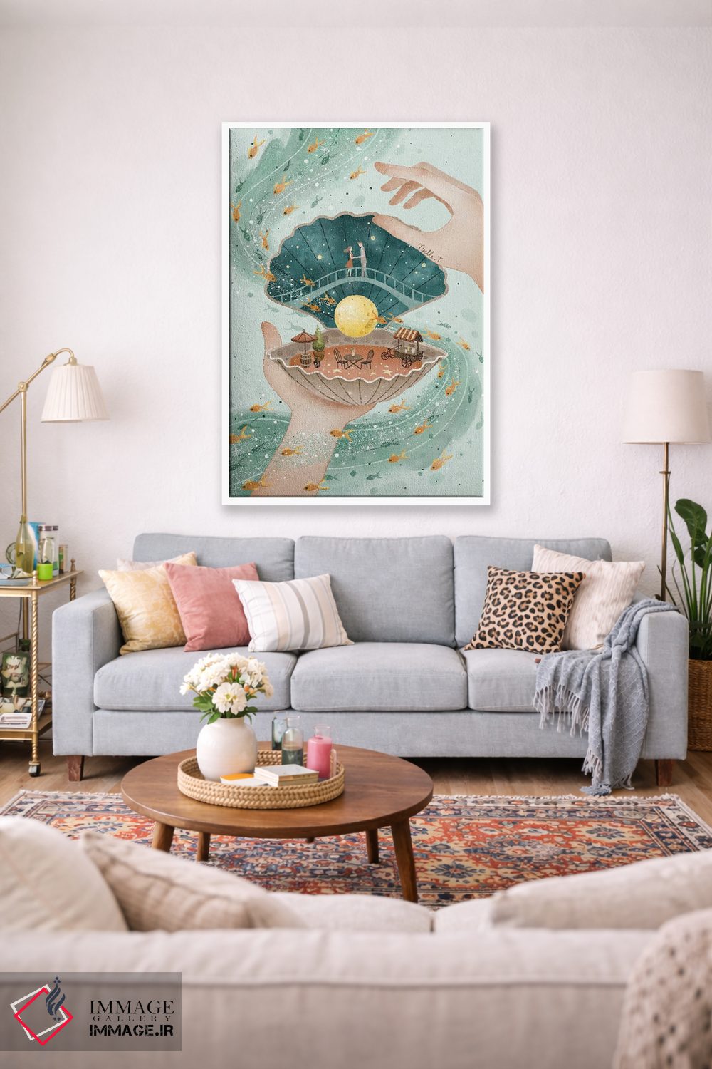 تابلو دکوراتیو صدفی از رویا اثر نوئل. تی - D1W