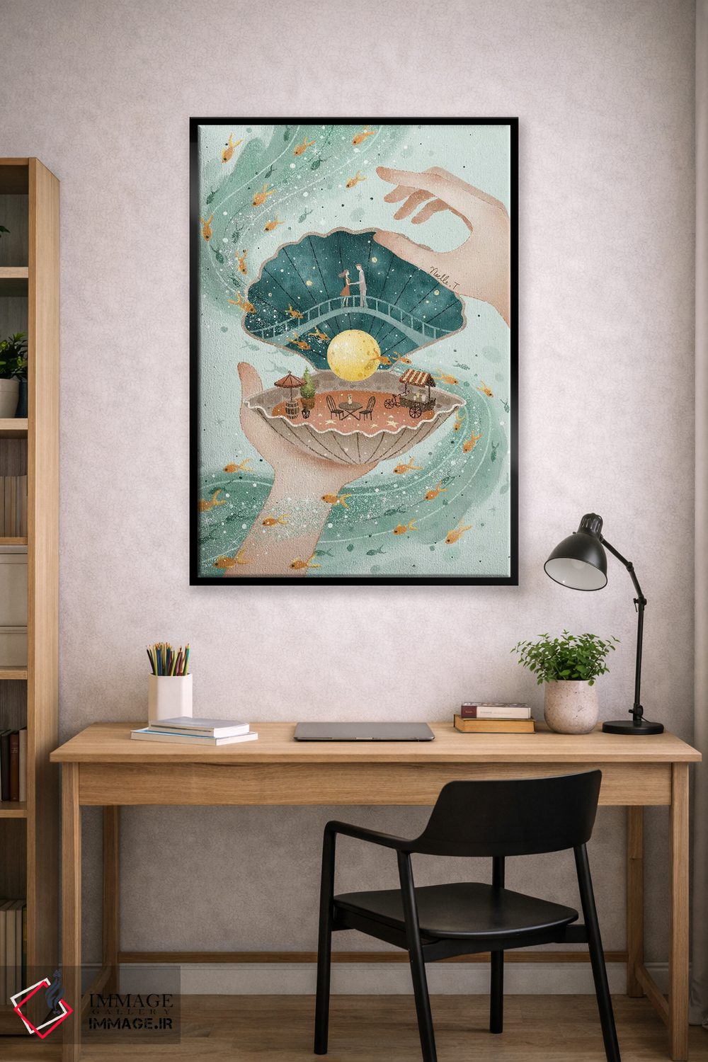 تابلو دکوراتیو صدفی از رویا اثر نوئل. تی - D2B