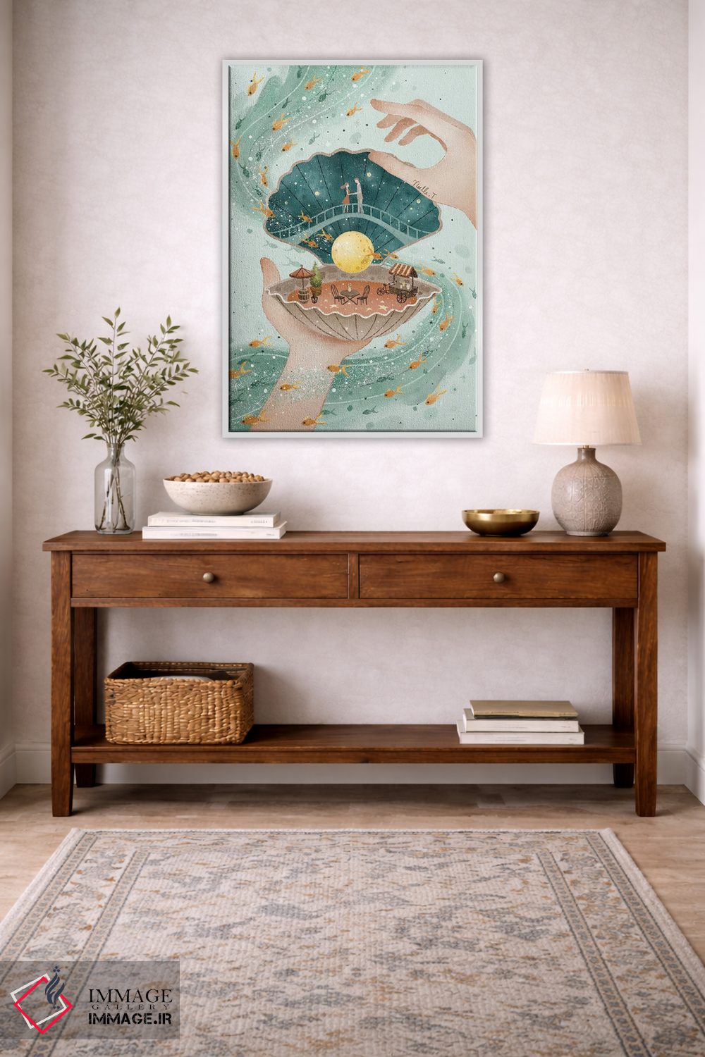 تابلو دکوراتیو صدفی از رویا اثر نوئل. تی - D4W