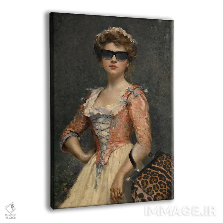 تابلو دکوراتیو نگرش استایل اثر ۲ توست دیزاین - نمای پرسپکتیو محصول