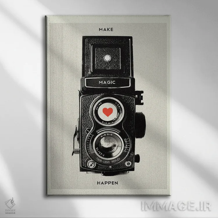 تابلو دکوراتیو جادو بیافرین اثر ۲ توست دیزاین - نمای روبهرو روی دیوار