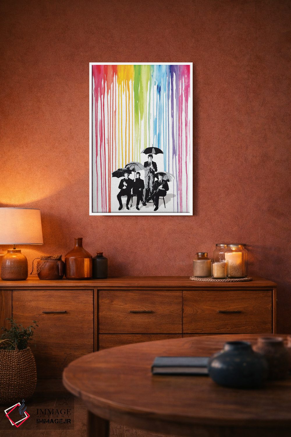 تابلو دکوراتیو پاپ آرت بیتلز اثر ۲ توست دیزاین - D4W