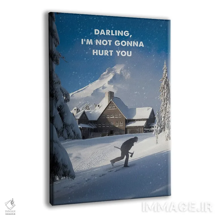 تابلو دکوراتیو جک تورنس اثر ۲ توست دیزاین - نمای پرسپکتیو محصول