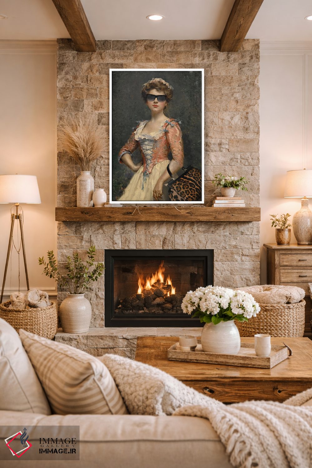 تابلو دکوراتیو نگرش استایل اثر ۲ توست دیزاین - D1W