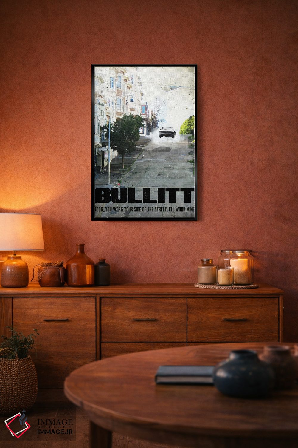 تابلو دکوراتیو هنر فیلم سفر بولیت اثر ۲ توست دیزاین - D4B
