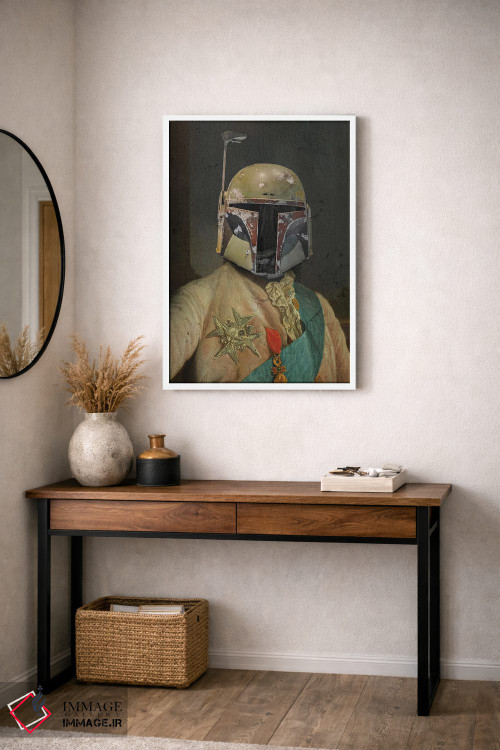 تابلو دکوراتیو سر بوبا کلاسیک اثر ۲ توست دیزاین - D2W