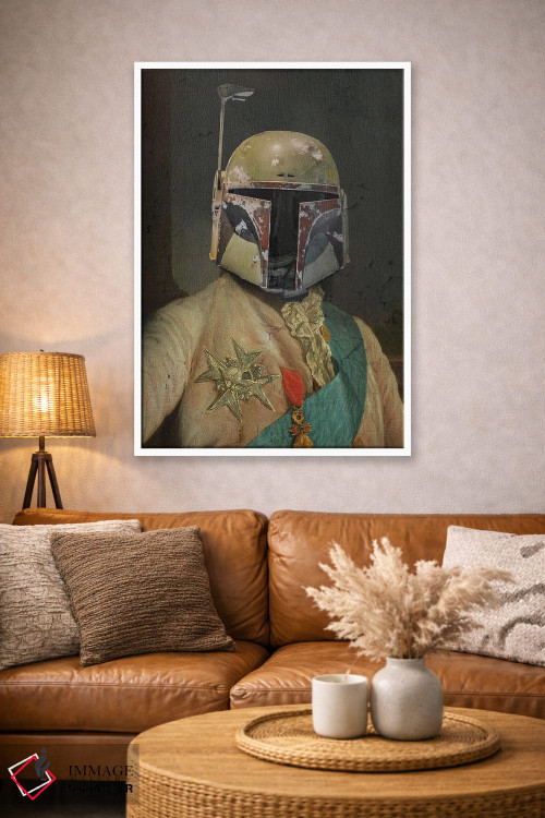 تابلو دکوراتیو سر بوبا کلاسیک اثر ۲ توست دیزاین - D3W