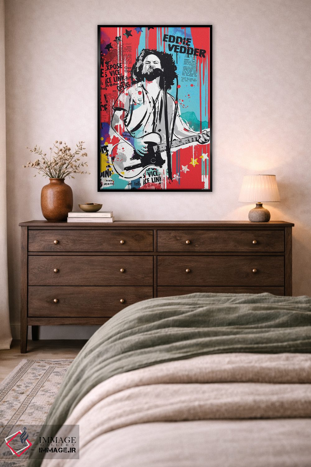 تابلو دکوراتیو ادی ودر اثر ۲ توست دیزاین - D3B